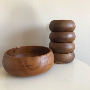 Vintage Teakwood Dining Set